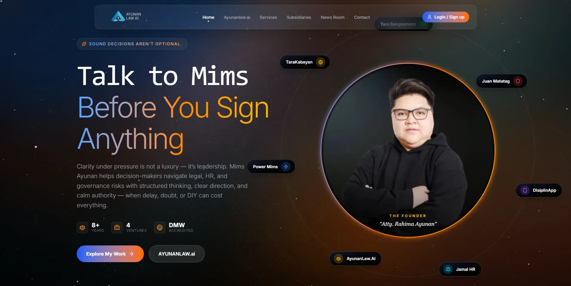 Ayunanlaw.ai screenshot 1