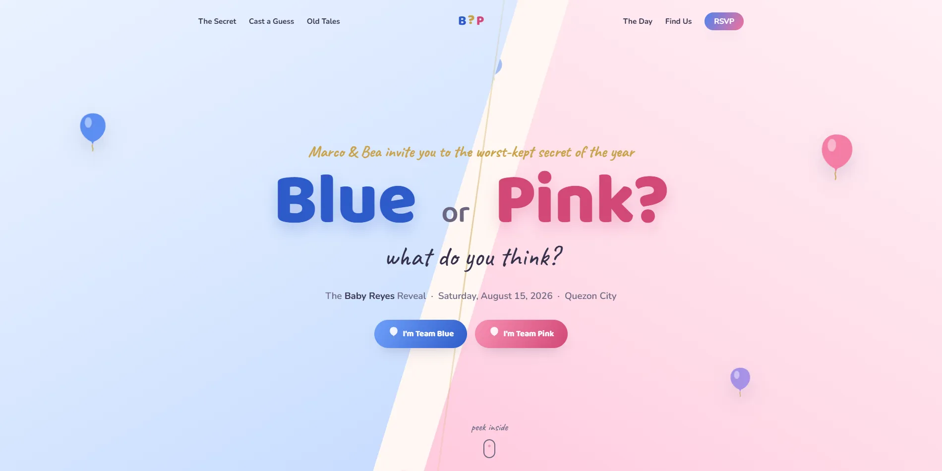 Blue or Pink screenshot 1