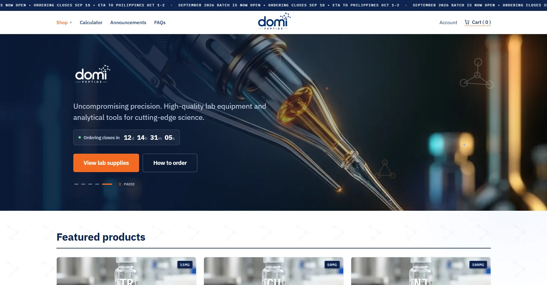 Domi Peptide screenshot 1