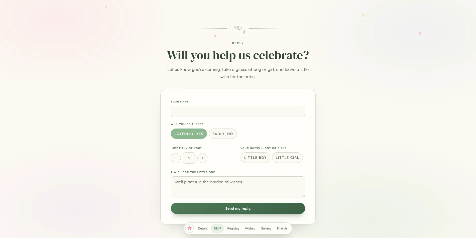 Baby in Bloom screenshot 3