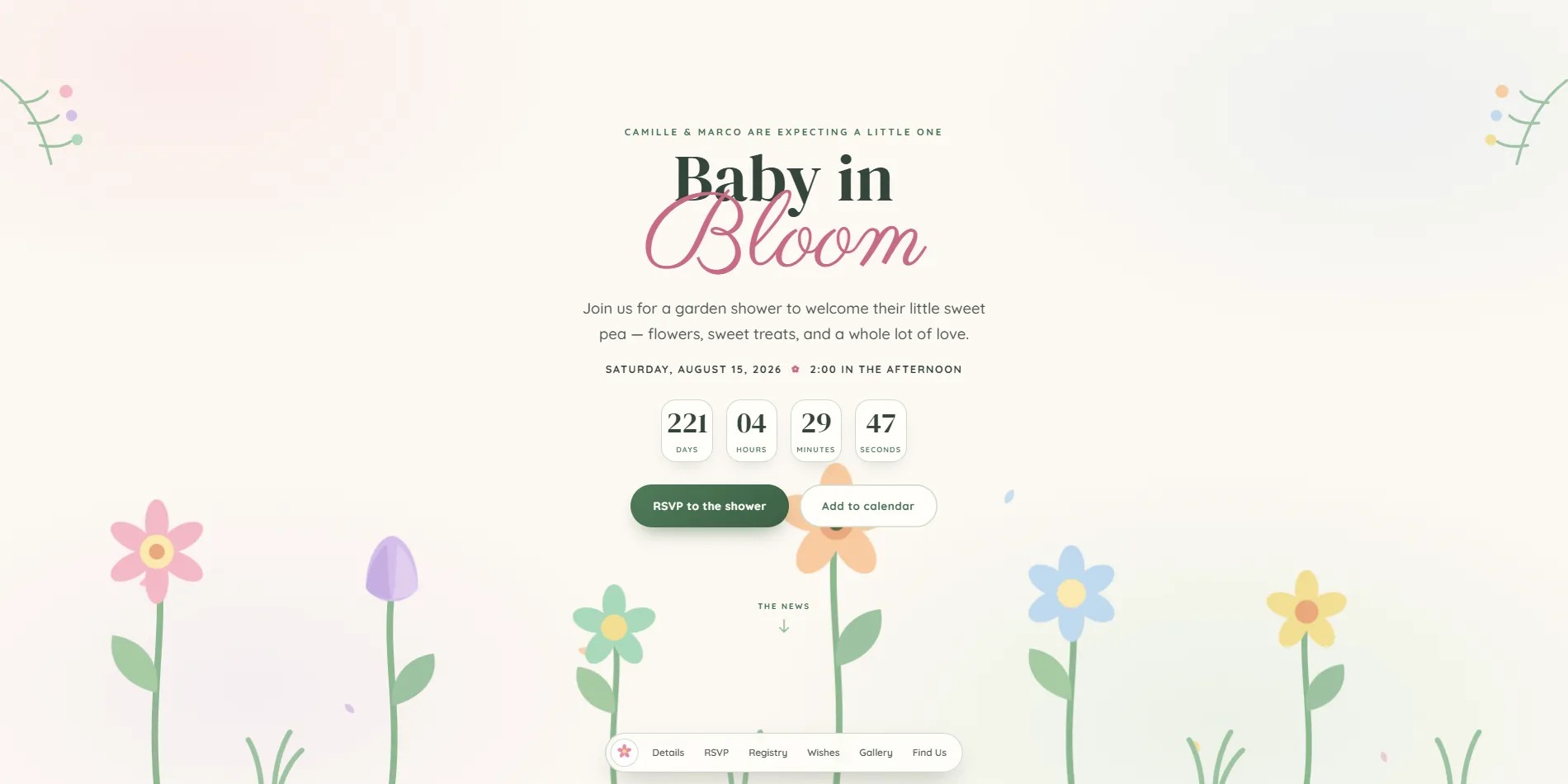 Baby in Bloom screenshot 1